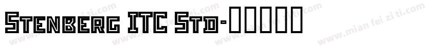 Stenberg ITC Std字体转换